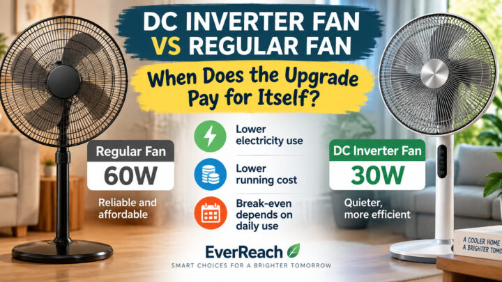 DC Inverter Fan vs Regular Fan: Will the Electricity Savings Pay for the Upgrade?