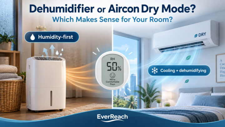 Dehumidifier or Aircon Dry Mode: Which Makes Sense for Your Room?