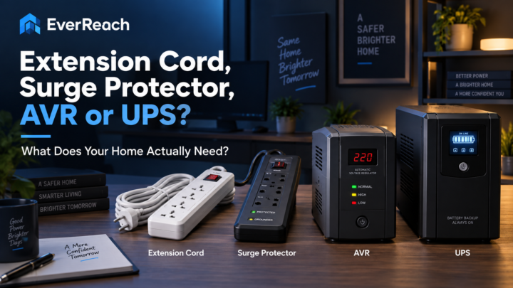 Extension Cord, Surge Protector, AVR or UPS: What Does Your Home Actually Need?